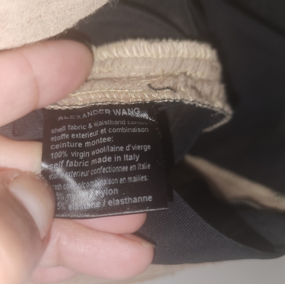 ALEXANDER Wang Womens One Shoulder Dress tan black Size 0 - Picture 14 of 15